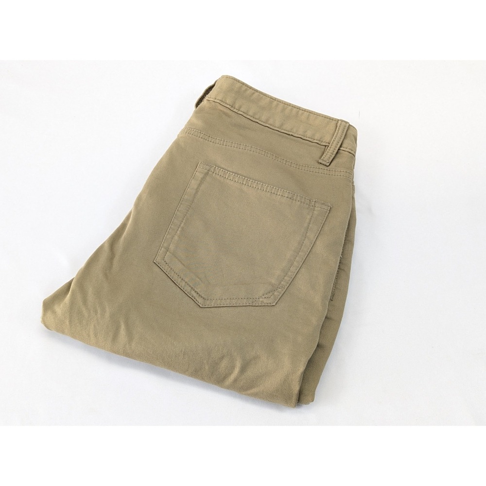 Quince Pants Mens 30x34 Comfort Stretch Traveler‎ 5-Pocket Tan Casual Comfort